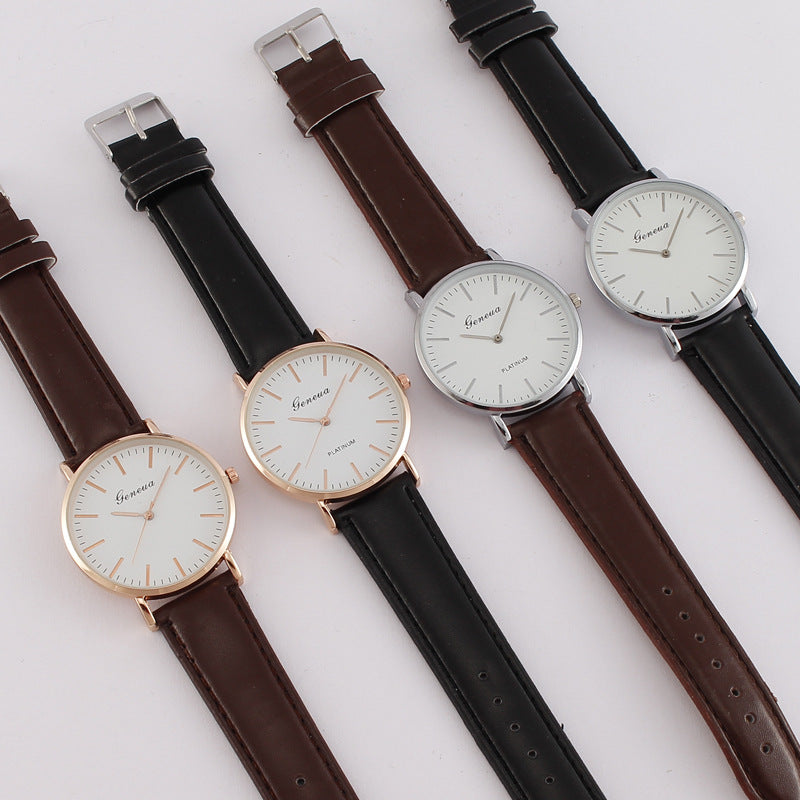 Ultra-thin Minimalist Leather Belt For Men