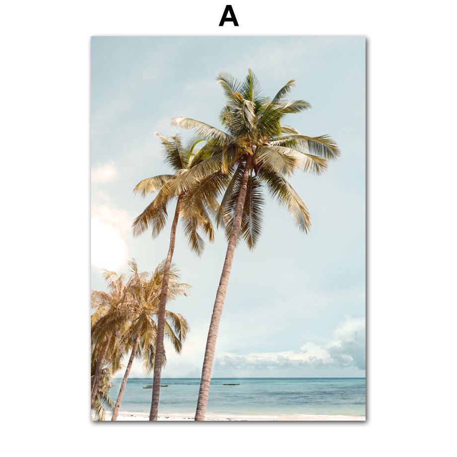 Canvas Core Spray-painted Wall Art Frameless Painting Scandinavian 