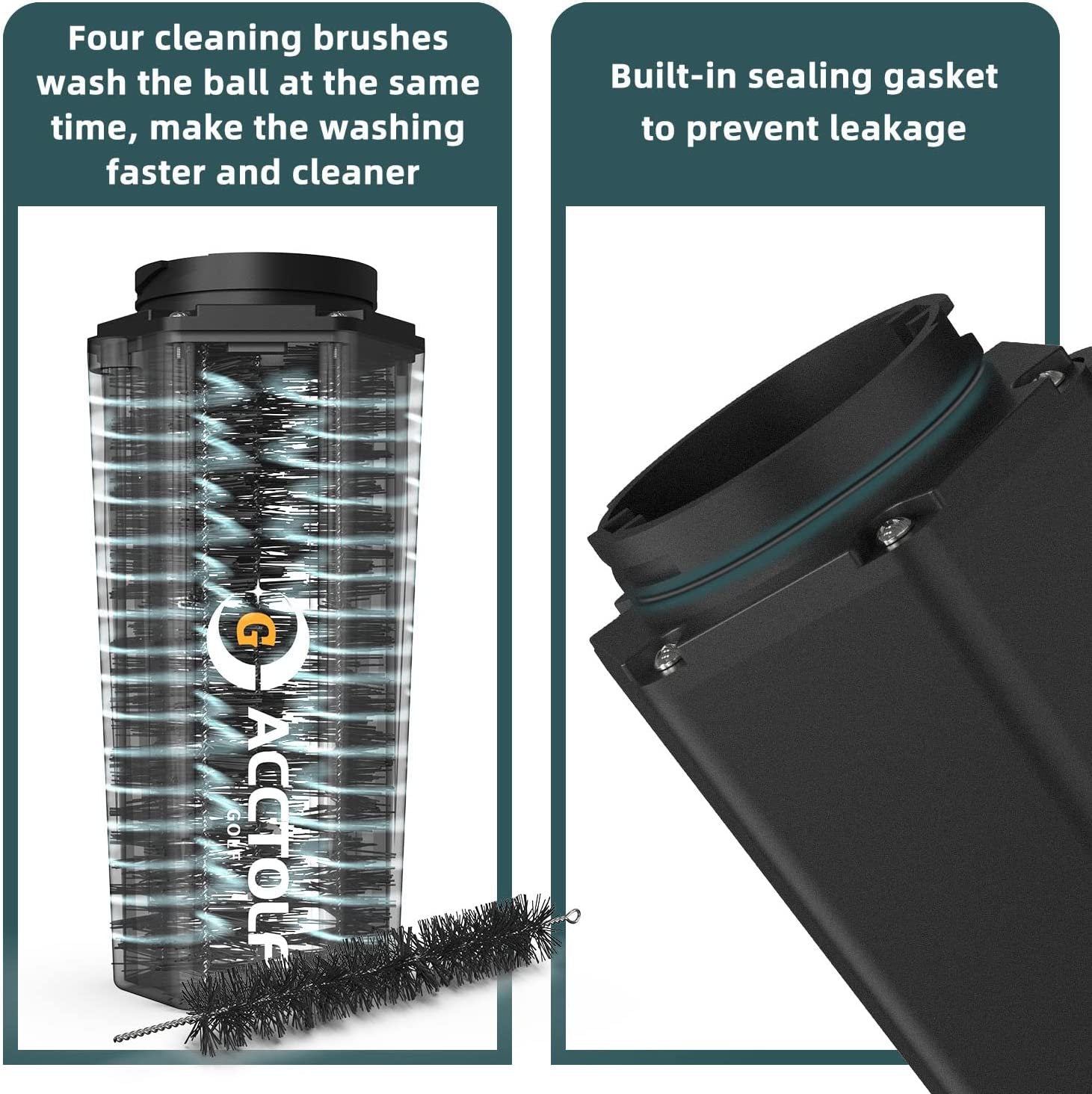 Golf Washing Machine Golf Bag Portable Cleaner Golf